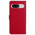 thumbnail image 4 of SaniMore for Google Pixel 8 Case, with RFID Blocking [2 Card Slots] PU Leather Cover with Detachable Hand Strap Flip Kickstand Magnetic Wallet Cover for Google Pixel 8, Red, 4 of 9