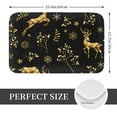 thumbnail image 2 of Pofeuu Christmas Gold Deers1 Print Flannel Doormats Rug16"x24"Rug Washable Doormats Indoor Outdoor Rugs for Layered Front Door Mats, Porch, Kitchen, Entryway, 2 of 7