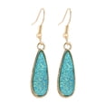 thumbnail image 4 of Pendientes europeos y americanos de moda, sencillos, de resina, con forma de diente de cristal, con personalidad, dulces y largos pendientes de gota de agua, 4 of 6