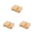 thumbnail image 4 of Bearachild Wood Mobile Phone Holder Anti-slip Bracket Support Tabletop Household Travelling Universal Office Hands-free Tablet Type1 NO1, 4 of 6