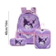 thumbnail image 2 of Conjunto de tres piezas de mochilas escolares para estudiantes masculinos y femeninos, estuche para lápices del Campus, bolsas de lona, mochila de gran capacidad, 2 of 2