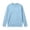 *Light Blue, variant on VBVC Men's Crew Neck 3/4 Sleeve T-Shirt , Chest Pocket Basic Daily Tee For Men,Army Green,S-3XL