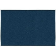 Ghent's Vinyl 4' x 10' Bulletin Board with Aluminum Frame in Navy