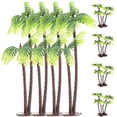 thumbnail image 3 of 12Pcs Plastic Coconut Palm Tree Miniature Plant Pots Bonsai Craft Micro Landscape DIY Decor, 3 of 7