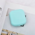 thumbnail image 3 of Simple Small Portable Candy-colored Case Built-in Tweezers Suction Stick Frosted Surface es Companion Care Box, 3 of 8