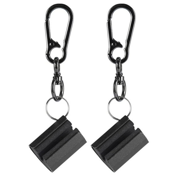 PASILI 2Pcs Rod Clips Wearable Fly Fishing Pole Holder Swivel Hook Fishing Accessories Lightweight Rod Holds Rest Outdoor Fish Tackle