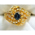 thumbnail image 2 of 18KT 1.75CT FINE GEM SAPPHIRE DIAMOND COCKTAIL RING, 2 of 9