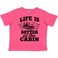 thumbnail image 3 of Inktastic Life is Better at the Cabin with Trees and Moon Boys or Girls Toddler T-Shirt, 3 of 5