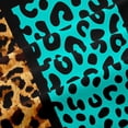 thumbnail image 5 of Erosebridal Cheetah Print Women Blackout Curtains Set of 2 (52x84 Each),Blue Leopard Striped Brown Animal Texture Window Curtains For Adult, 5 of 7