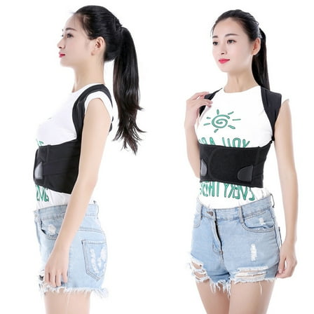 WHAMVOX  Back Straightener Posture Corrector Brace Student Child Black