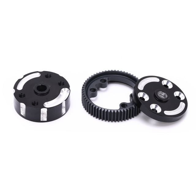 Aluminum Alloy Differential Case, Aluminum Alloy Sealed Differential Case Lightweight CNC Adjust With Screw For Slash 2WD For 1/10 RC Car ANGGREK DD2720