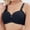 18-Black, variant on YWDJ Bras for Women Plus Size Bras No Underwire Sleep Bras Adjustable Straps Full Coverage Push up Wrap Comfy Bras Padded Plus Size Bras Solid Lounge Bras Blue S