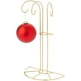 thumbnail image 2 of Bard's 3 Arm Gold-toned Ornament Stand, 11.25" H x 6.75" W x 3.75" D, Pack of 2, 2 of 2