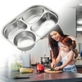 thumbnail image 5 of Stainless Steel 4-Section Kids Plate for Boys, Dishwasher Safe & Portable Toddler Dish with Patterns, Sturdy Meal Tray, 5 of 8