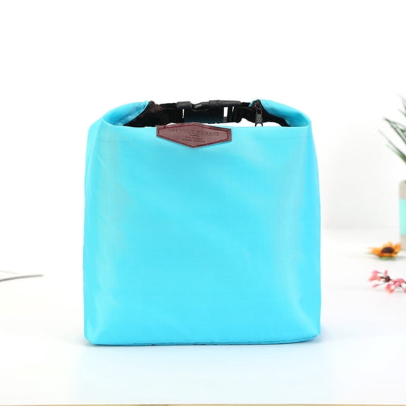 Insulated Lunch Bag Small Cooler | Mini Picnic Tote | Foldable Thermal Storage | Water Resistant Nylon | Zipper Closure | 21x7.5x25cm | 1 Piece | Lightweight Portable Outdoor Food Organizer