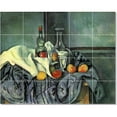 thumbnail image 1 of Ceramic Tile Mural-Paul Cezanne Fruits Vegetables Tile Mural House Renovations Design. 30" w x 24" h using (20) 6 x 6 ceramic tiles, 1 of 3