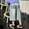 thumbnail image 5 of Vividxx Boys Summer Shorts Casual Denim Cargo Pants Comfortable Breathable Kids Slacks Lightweight Active Wear For Toddler Solid Color Relaxed Fit Bottoms, 5 of 5