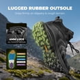 thumbnail image 6 of NORTIV 8 Men's Waterproof PRO Hiking Boots Lightweight Outdoor Trekking Camping Climbing Shoes for All Day Comfort Armadillo FieldLite, 6 of 8
