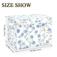 thumbnail image 5 of Yayeee Collapsible Cube Storage Bin with Lid Fabric Closet Decorative Basket with Handles, Forget Me Not, 5 of 7
