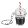 thumbnail image 4 of Lindo llavero kawaii, llavero de té con leche, colgante para mochila, llavero de té de burbujas, 4 of 7