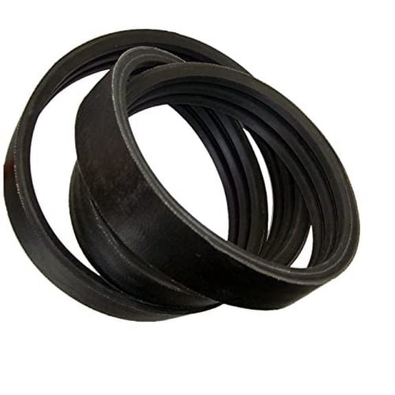 Ajanta Industrial Lawn Mower Deck Belt with 2 Bands 1 1/8" x 123" for Kubota K5647-34710, K5647-34711, K5647-34712,ZD326 and ZD331 with 60" Deck