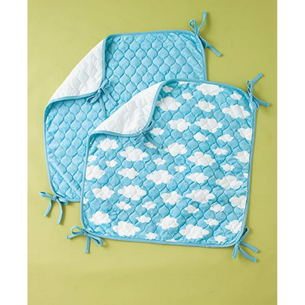 The Lakeside Collection Set of 2 Oversized WaterResistant Crib Sheet