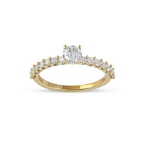 1 Carat T.W. Diamond Classic 14kt Yellow Gold Engagement Ring