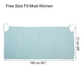 thumbnail image 4 of Toalla de baño Unique Bargains para mujer albornoz correa ajustable envoltura de ducha azul, 4 of 7
