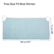 thumbnail image 4 of Toalla de baño Unique Bargains para mujer albornoz correa ajustable envoltura de ducha azul, 4 of 7