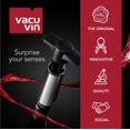 thumbnail image 6 of Vacu Vin Stainless Steel Wine Saver Pump with Vacuum Wine Stopper - Keep Your Wine Fresh for up to 10 Days - 1 Pump 1 Stopper - Reusable - Made in the Netherlands, 6 of 7
