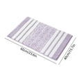 thumbnail image 6 of Striped Thick Fluffy Microfiber Bathroom Rug, Non Slip Latex Absorbent Gradient Stripe Bath Mat for Shower Entry Floor, 6 of 6