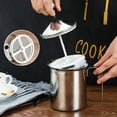 thumbnail image 2 of Handheld Quiet Coffee Milk Foam Maker Double Layer 304 Nonrust Steel Manual Whisks Without Noise, 2 of 15