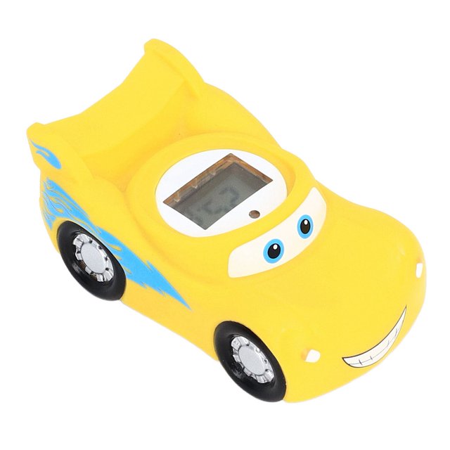 Termómetro de baño para bebé con forma de coche de dibujos animados, termómetro para bañera impermeable IPX7, temperatura del agua portátil para el baño del hogar