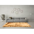 thumbnail image 3 of Ahgly Company Indoor Rectangle Abstract Orange Modern Area Rugs, 4' x 6', 3 of 4