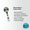 thumbnail image 2 of Saint Bernard Dog Puppy Photo Retractable Reel ID Badge Key Card Name Tag Holder with Clip, 2 of 7