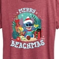 thumbnail image 3 of Lilo & Stitch - Merry Beachmas Christmas - Women's Short Sleeve Graphic T-Shirt, 3 of 5
