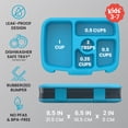 thumbnail image 3 of Bentgo Kids Prints Leak-Proof, 5-Compartment Bento-Style Kids Lunch Box - Ideal Portion Sizes for Ages 3-7, Durable, Drop-Proof, Dishwasher Safe, PFAS- & BPA-Free Materials (Dinosaur), 3 of 8
