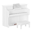 thumbnail image 1 of FELTECHELECTR 1 juego de miniadornos, muebles en miniatura, piano y taburete, juguete para niños, decoración del hogar, 1 of 6
