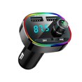 thumbnail image 1 of Car Bluetooth Fm Transmitter Modulator Handsfree Call Adapter Car Aux Charger Player Usb Dual Mp3 Kit Audio Music Accessories, 1 of 1