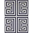 thumbnail image 3 of Unique Loom Tapis Design de Bordure Athens 10' x 13' Rectangulaire Bleu Marine/beige, 3 of 4