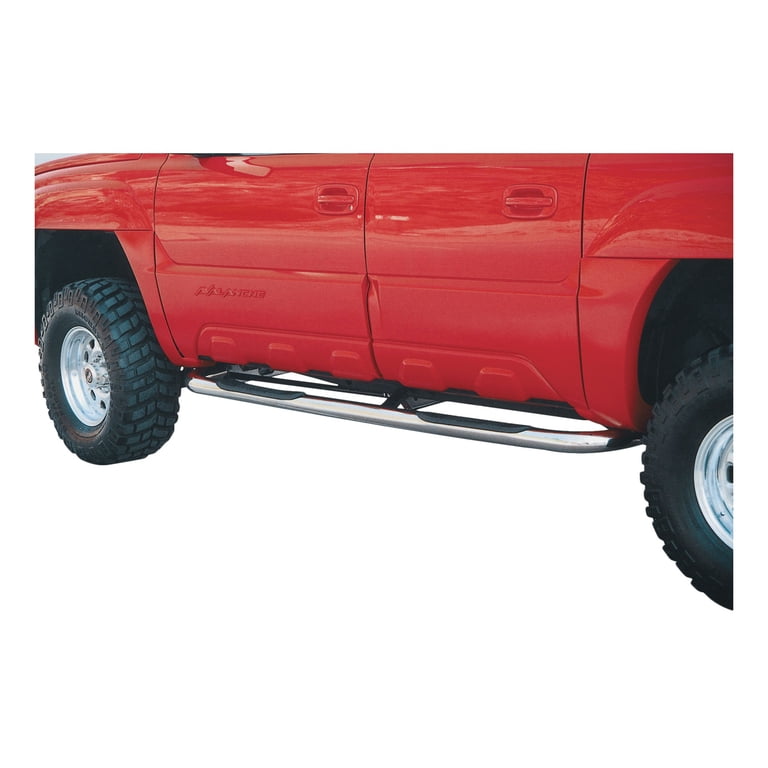 ARIES 3" Round Polished Stainless Steel Nerf Bars / Side Steps - No-Drill Fit For Chevy Suburban