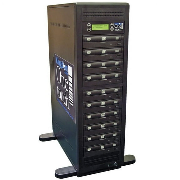 Kingdom One Touch 9 Copy DVD CD Duplicator with 320 GB Hard Drive