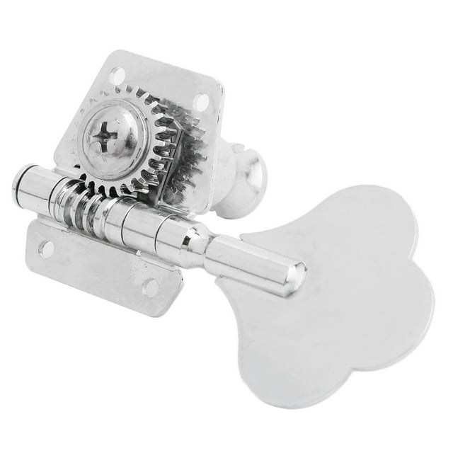 1 Unidad de Afinador de Bajos de Acero Vintage Afinador de Bajos Eléctrico Abierto Perillas de Cabeza de Máquina Herramienta de Afinación Accesorios Plateados ANGGREK Otros
