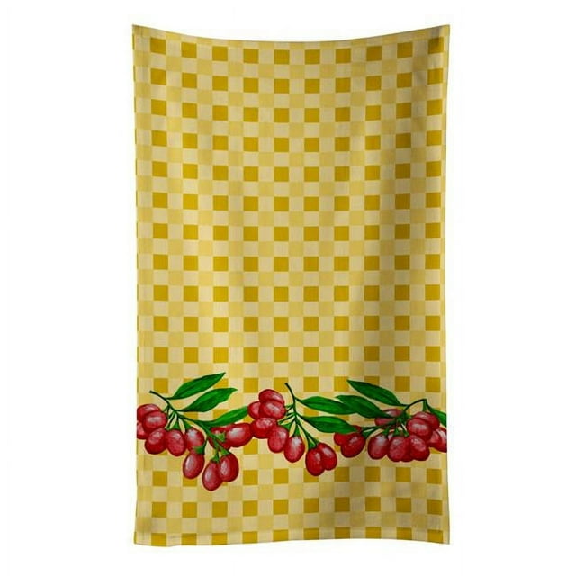 Carolines Treasures BB7169KTWL Gojis on Basketweave Kitchen Towel