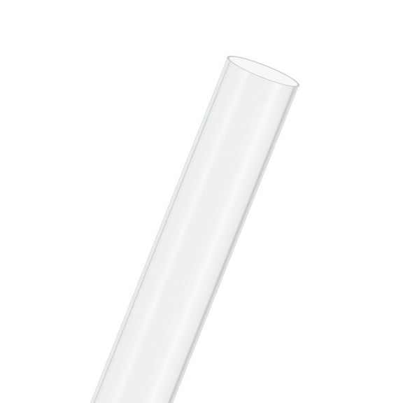 Clear Plastic Tube, 32mm[1.26"] ID x 34mm[1.34"] OD High Impact Rigid Polycarbonate Round Pipes[305mm/12IN]