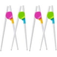 thumbnail image 1 of Chockeie Kids Training Chopsticks, 4 Pairs Kids Training Chopsticks for Children Adults and Beginners, Reusable Learning Chopsticks Right or Left Hand, 1 of 6
