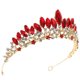 thumbnail image 3 of KAKOWELY Diadema con corona de boda, tocado decorativo, tocado de novia, corona de diamantes de imitación, tocado, 3 of 5