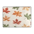 thumbnail image 5 of Yayeee Area Rugs for Living Room 5.2'x4' Non Slip Washable Bedroom Floor Carpet, Brown Autumn Leaves, 5 of 5