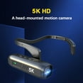 thumbnail image 4 of Andoer-2 Camcorder,Head Mounted Camera Mounted Camera Wearable 30MP -Shake IPX5 Support APP Video IPX5 Waterproof 120°Wide Lens Support APP Video Camera Webcam Wearable WiFi Video Webcam 5K 30MP, 4 of 6
