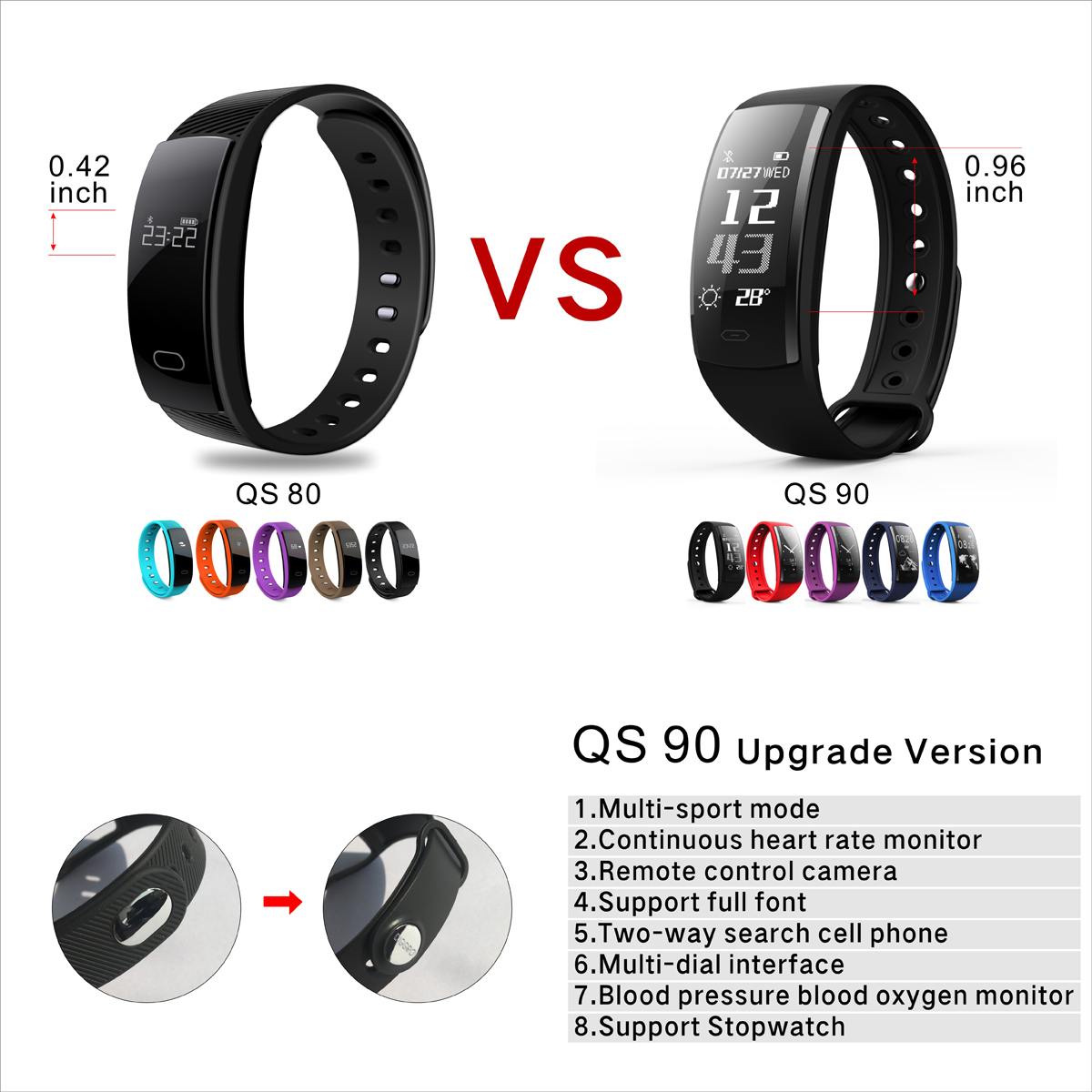 qs90 smart band